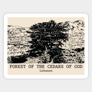 Forest of the Cedars of God - Lebanon Magnet